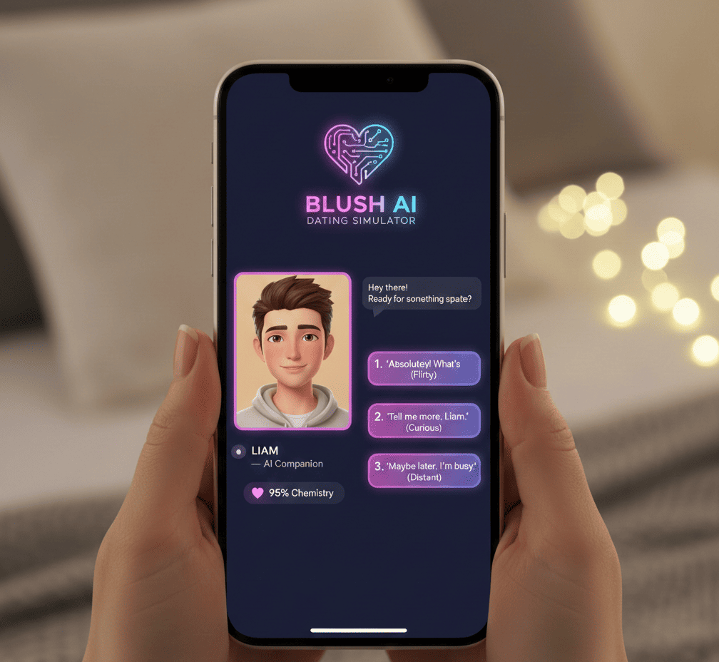 Blush AI Dating Simulator